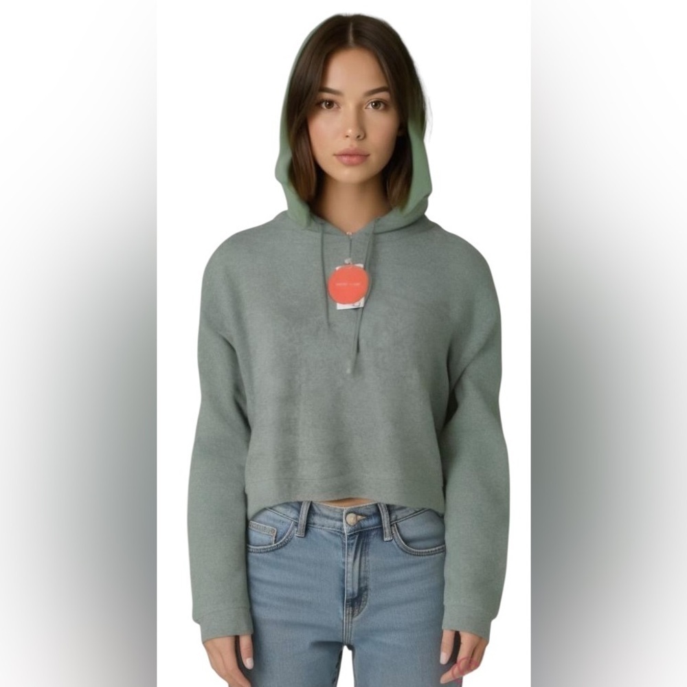 WAYF 98 Oversized Hoodie Sage Green